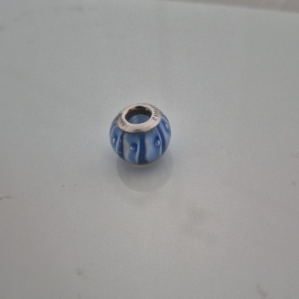 Persona Blue and Silver Bracelet Charm